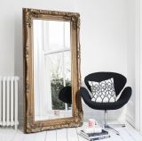 Georgette French Gold Carved Leaner Mirror